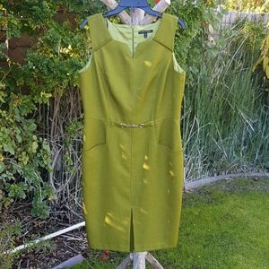 David Meister green dress sz 14